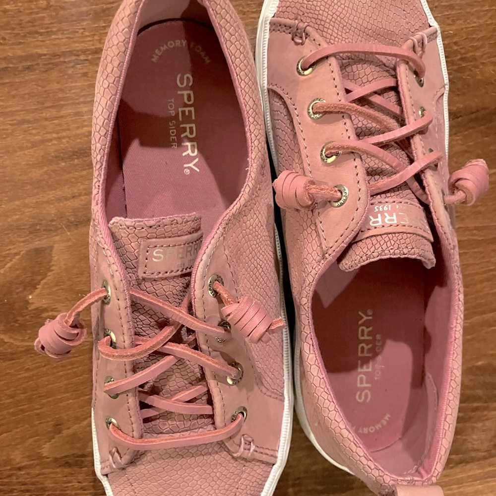 Sperry leather slip ons. Brand news - wore twice.